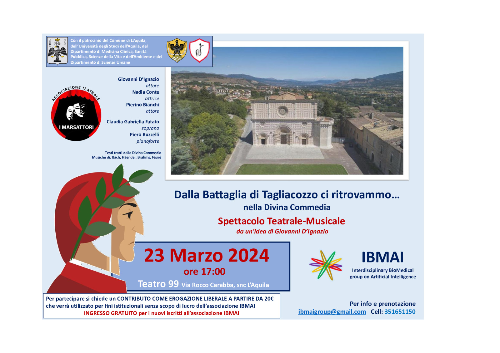 Locandina Spettacolo Teatrale-Musicale